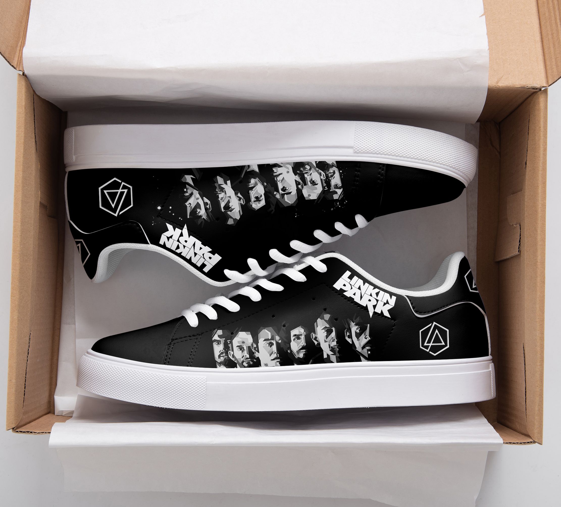 Linkin Park Stan Smith Shoes 1 Linkin Park Stan Smith Shoes