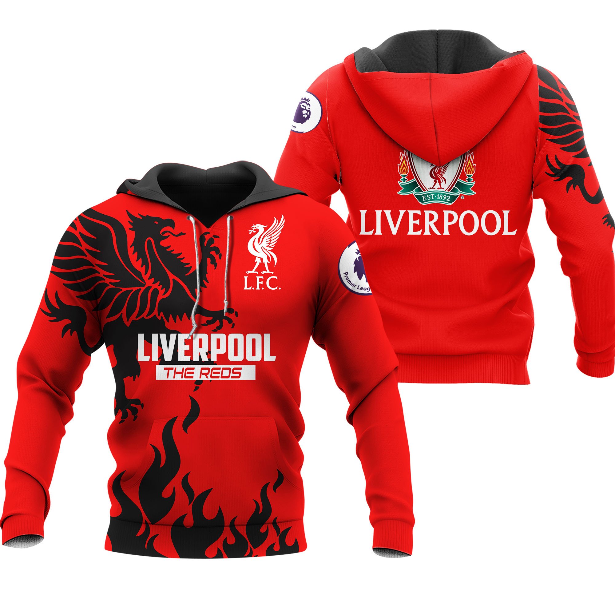 Liverpool A1 Hoodie Dress 3D 1 Liverpool A1 Hoodie Dress 3D