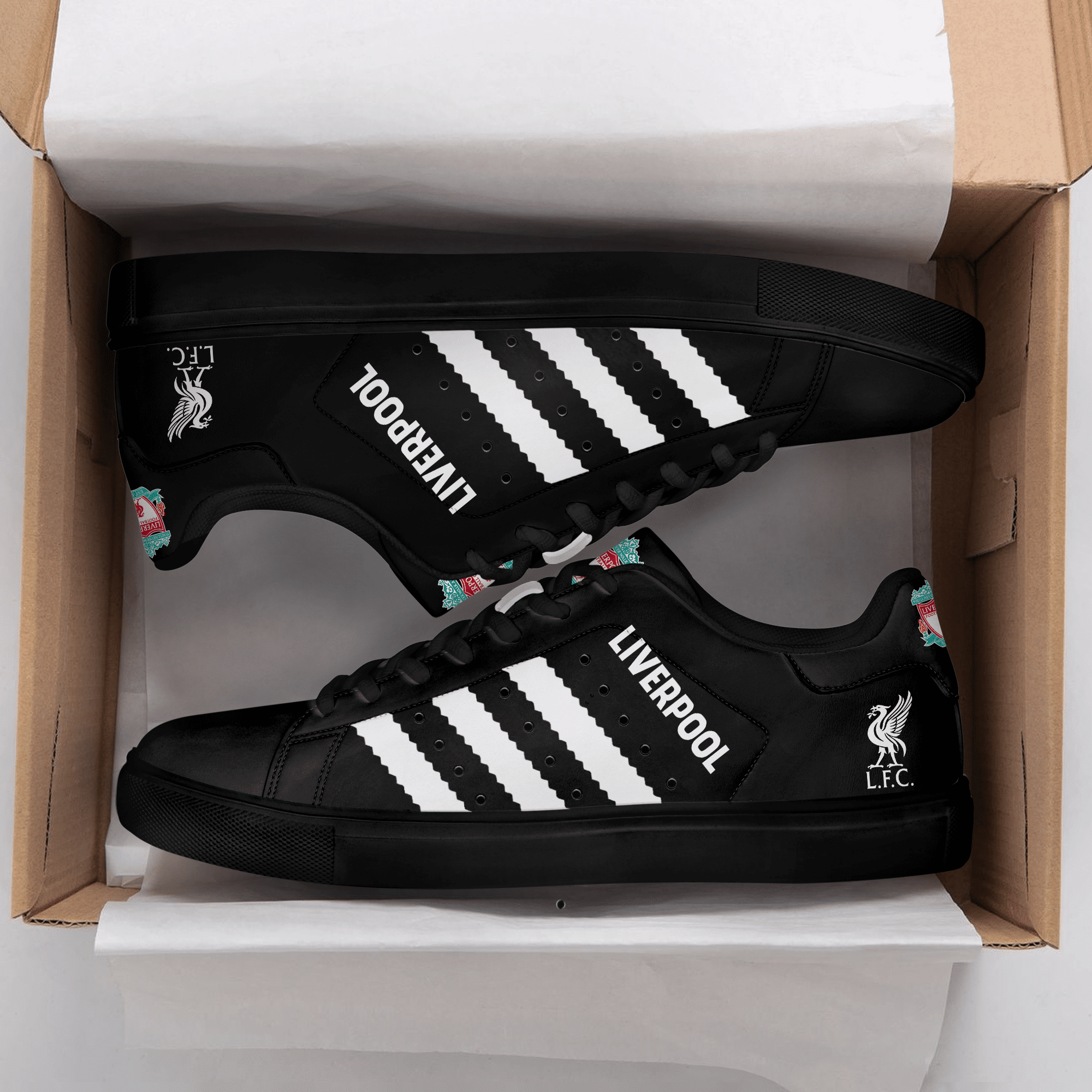 Liverpool FC 2 Stan Smith Shoes 1 Liverpool FC 2 Stan Smith Shoes