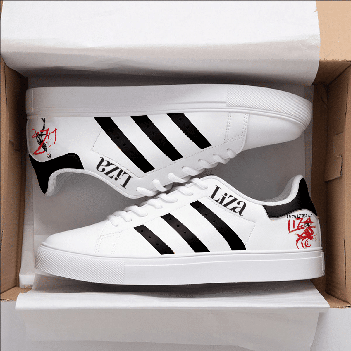 Liza Minnelli Stan Smith Shoes 1 Liza Minnelli Stan Smith Shoes