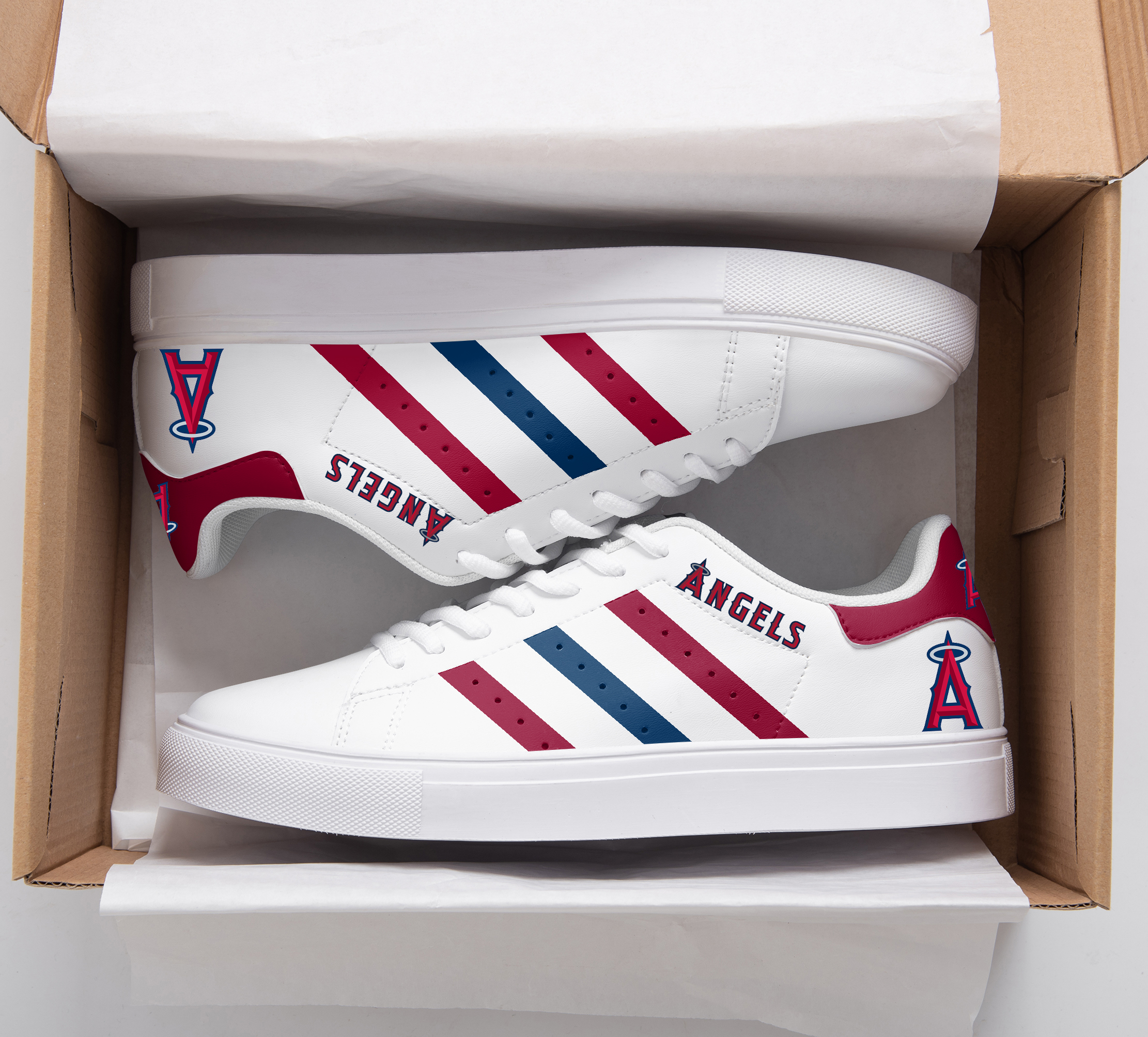 Los Angeles Angels A1 Stan Smith Shoes 1 Los Angeles Angels A1 Stan Smith Shoes