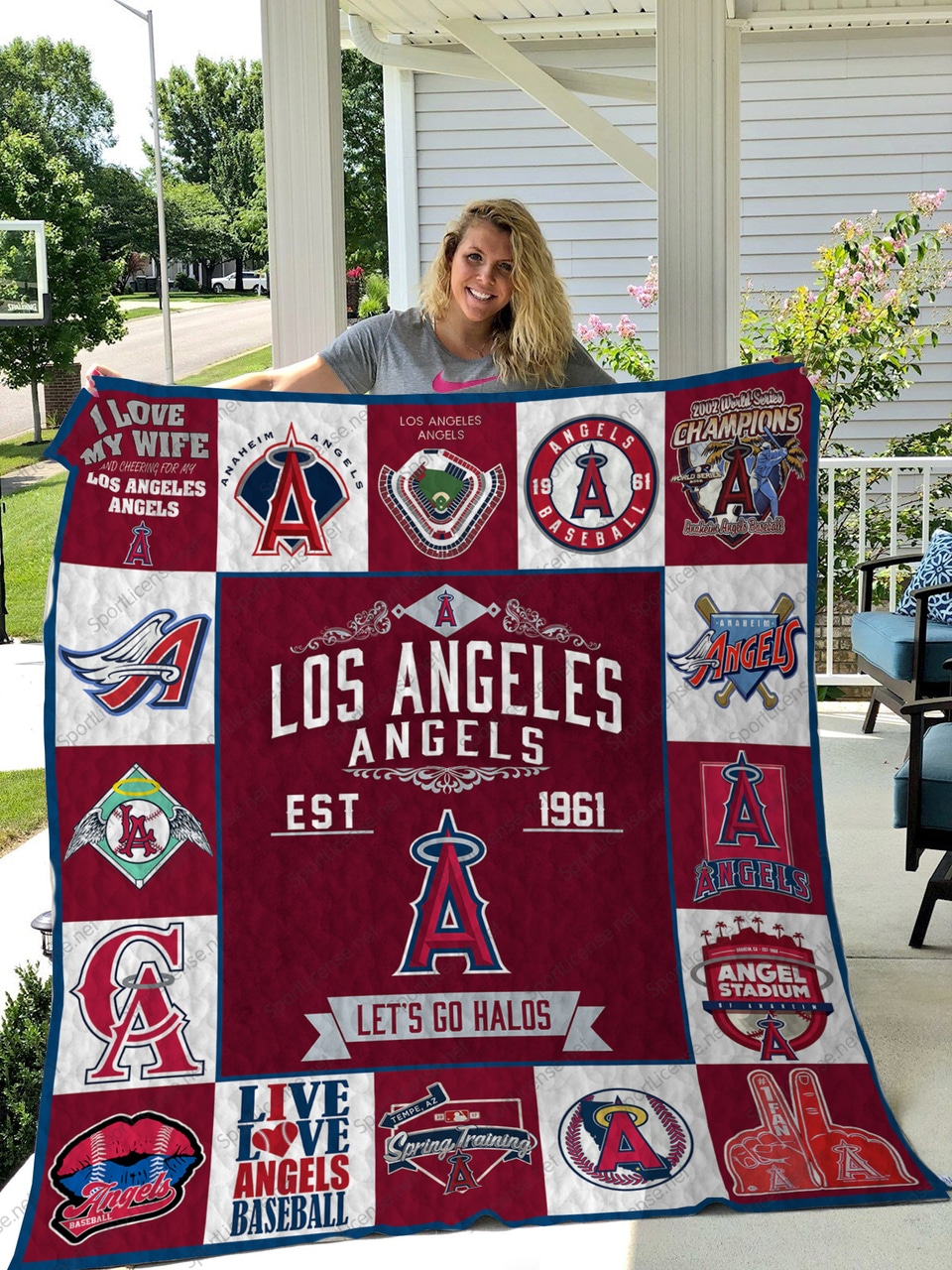 Los Angeles Angels Blanket 1 Los Angeles Angels Blanket