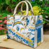 Los Angeles Chargers A1 Leather Handbag