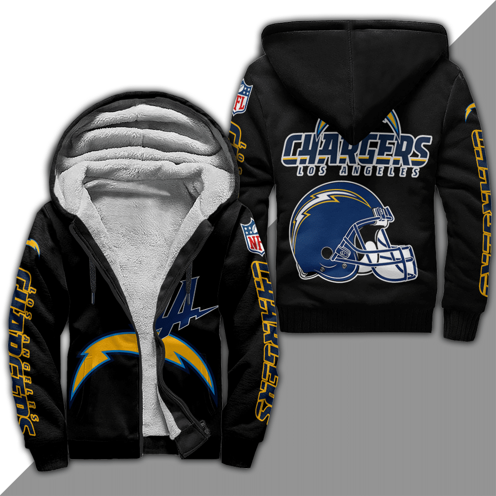 Los Angeles Chargers Lover Fleece Jacket 1 Los Angeles Chargers Lover Fleece Jacket