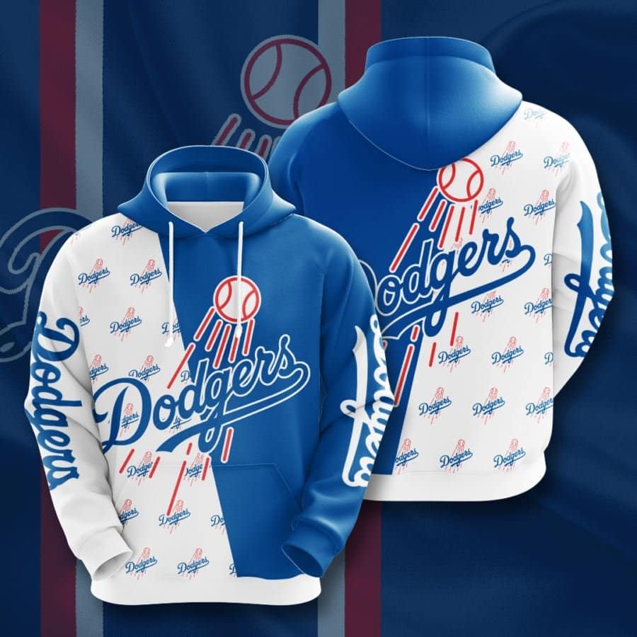 Los Angeles Dodgers A00 Hoodie Zip Hoodie 3D 1 Los Angeles Dodgers A00 Hoodie Zip Hoodie 3D