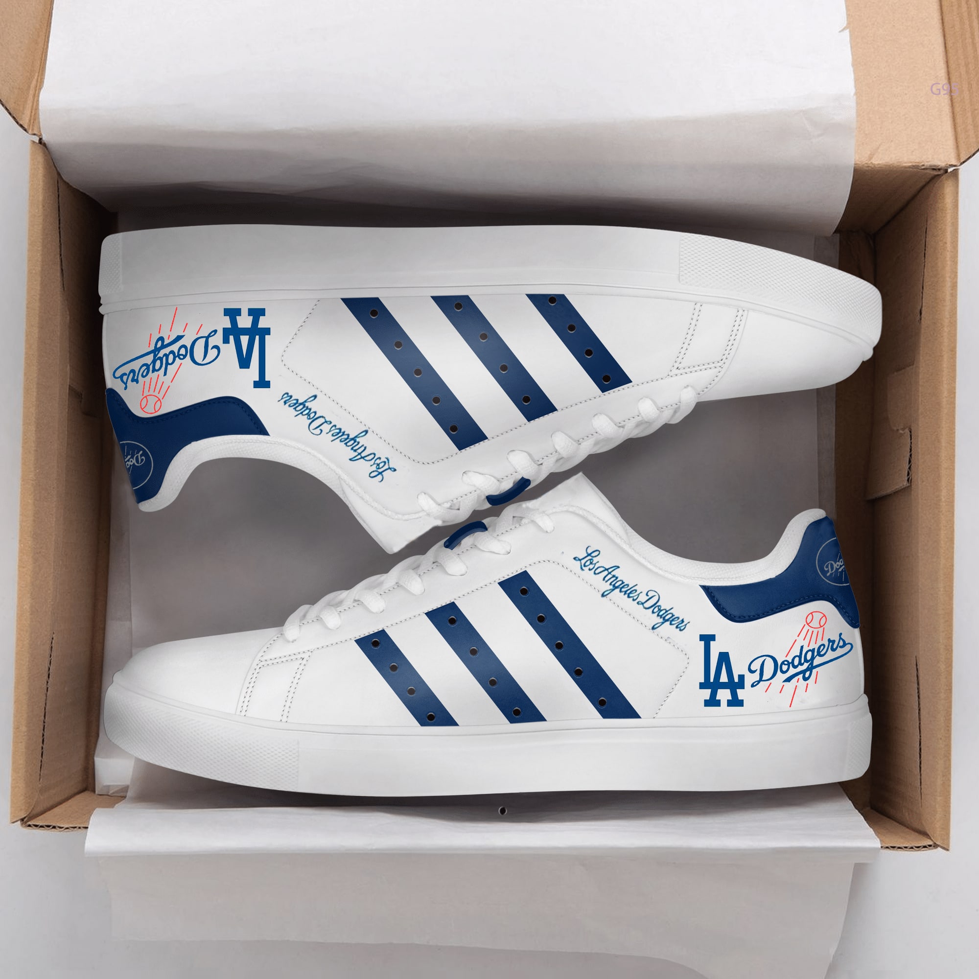 Los Angeles Dodgers A11 Stan Smith Shoes 1 Los Angeles Dodgers A11 Stan Smith Shoes
