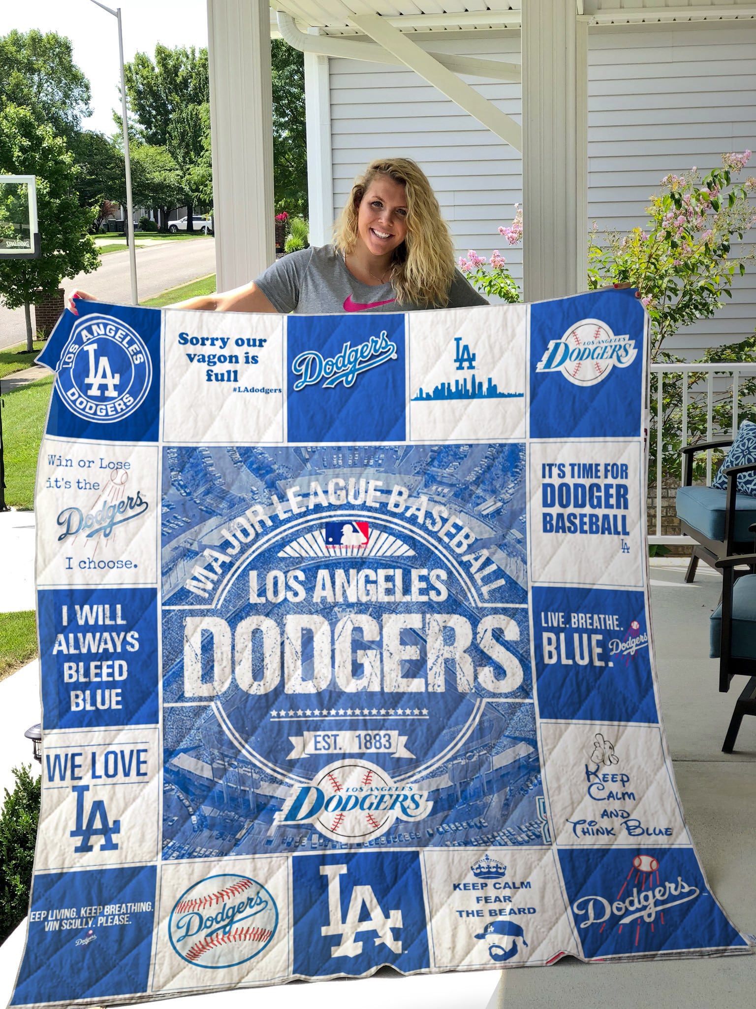 Los Angeles Dodgers Blanket 1 Los Angeles Dodgers Blanket