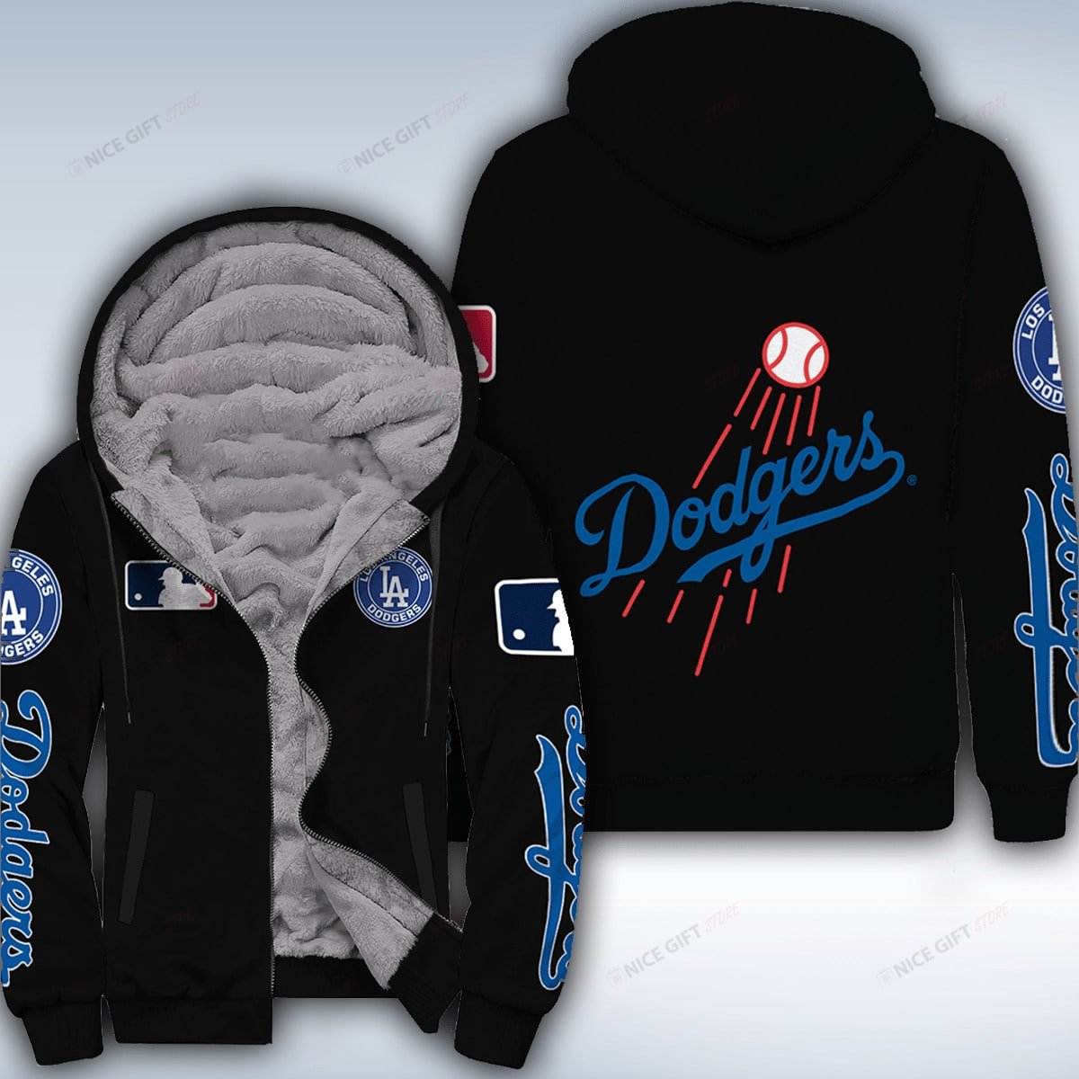 Los Angeles Dodgers Fleece Jacket 1 Los Angeles Dodgers Fleece Jacket