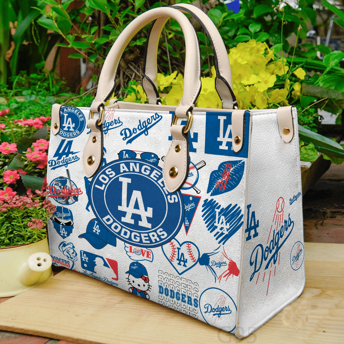 Los Angeles Dodgers I0 Leather Handbag 1 Los Angeles Dodgers I0 Leather Handbag