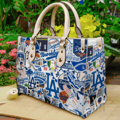 Los Angeles Dodgers Leather Handbag