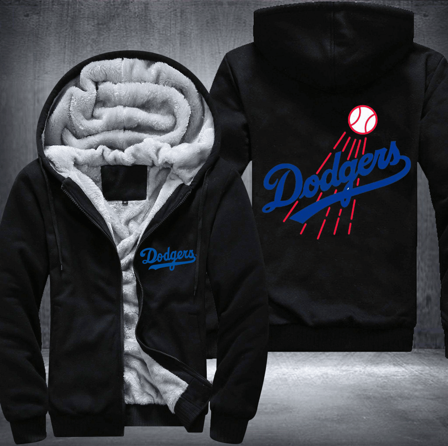 Los Angeles Dodgers Lover Fleece Jacket 1 Los Angeles Dodgers Lover Fleece Jacket