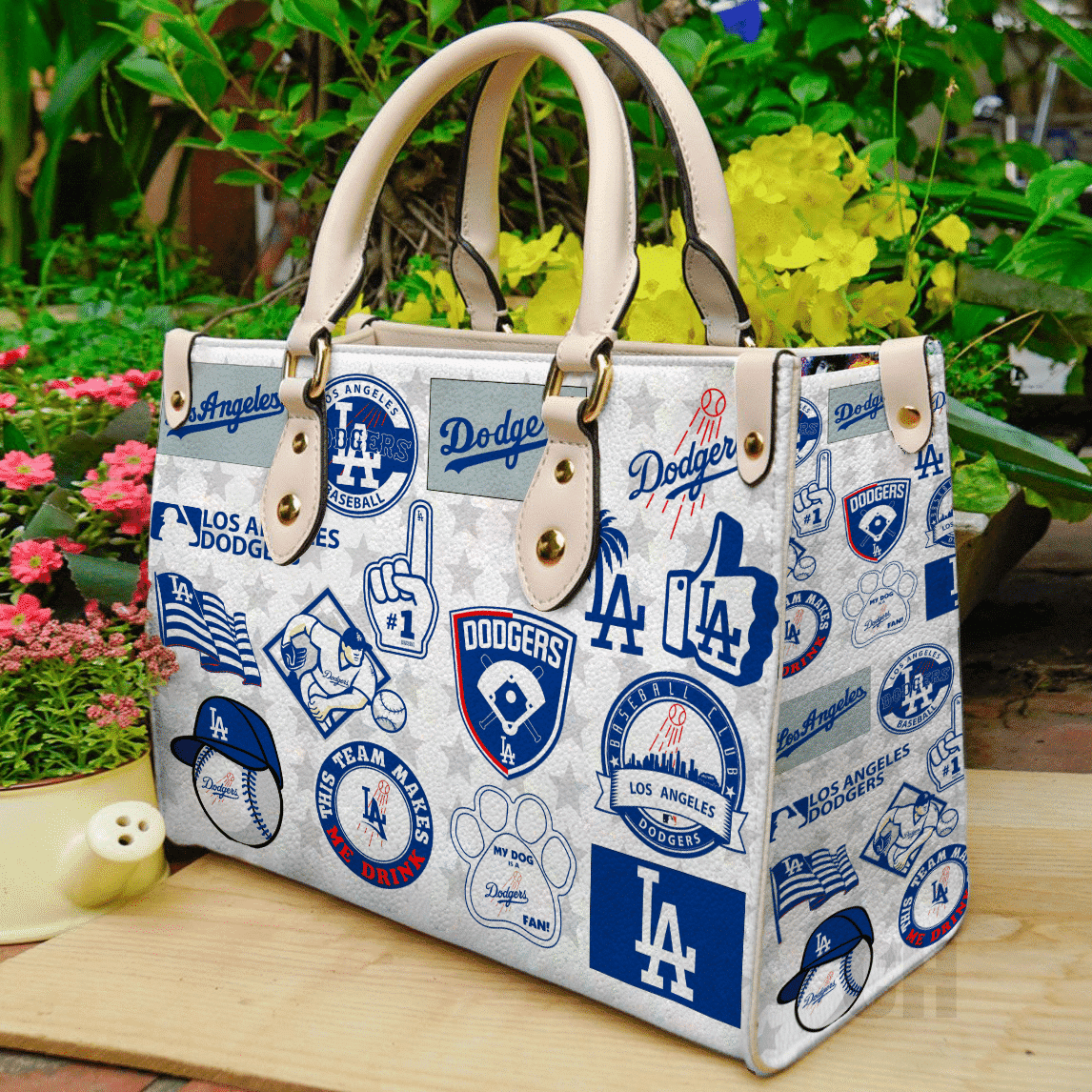 Los Angeles Dodgers Lover Leather Handbag 1 Los Angeles Dodgers Lover Leather Handbag