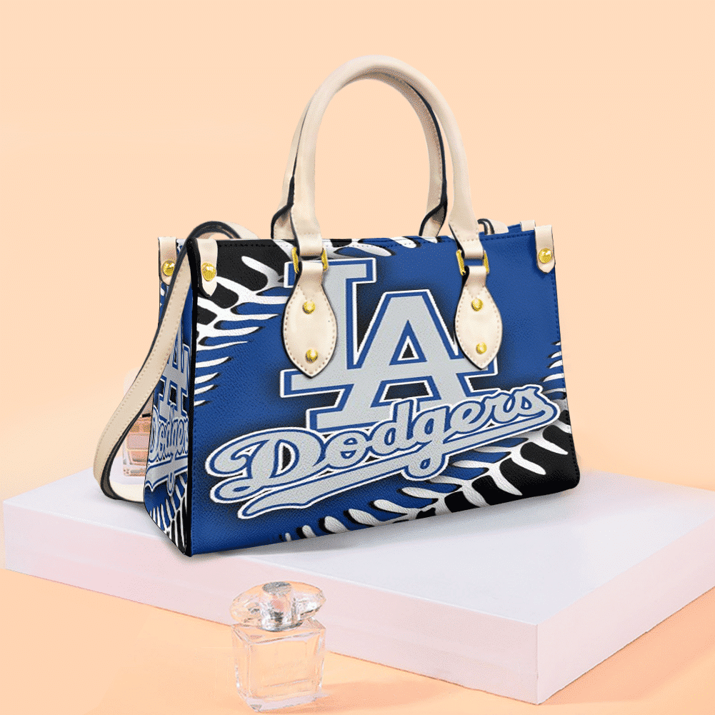 Los Angeles Dodgers White Leather Handbag 1 Los Angeles Dodgers White Leather Handbag