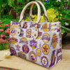 Los Angeles Lakers Leather Handbag