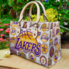Los Angeles Lakers Leather Handbag
