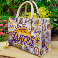 Los Angeles Lakers Leather Handbag