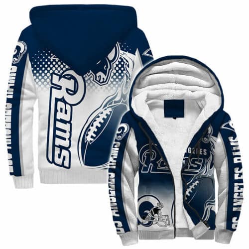 Los Angeles Rams A0 Fleece Jacket 1 Los Angeles Rams A0 Fleece Jacket