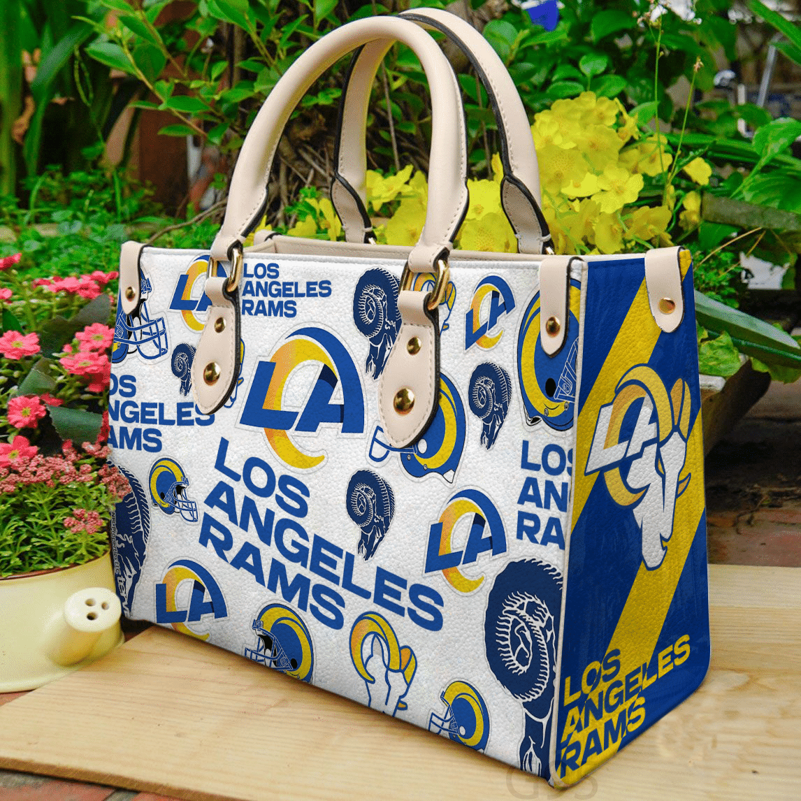 Los Angeles Rams A1 Leather Handbag 1 Los Angeles Rams A1 Leather Handbag