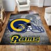 Los Angeles Rams Area For Living Room Home Decor Area Rug