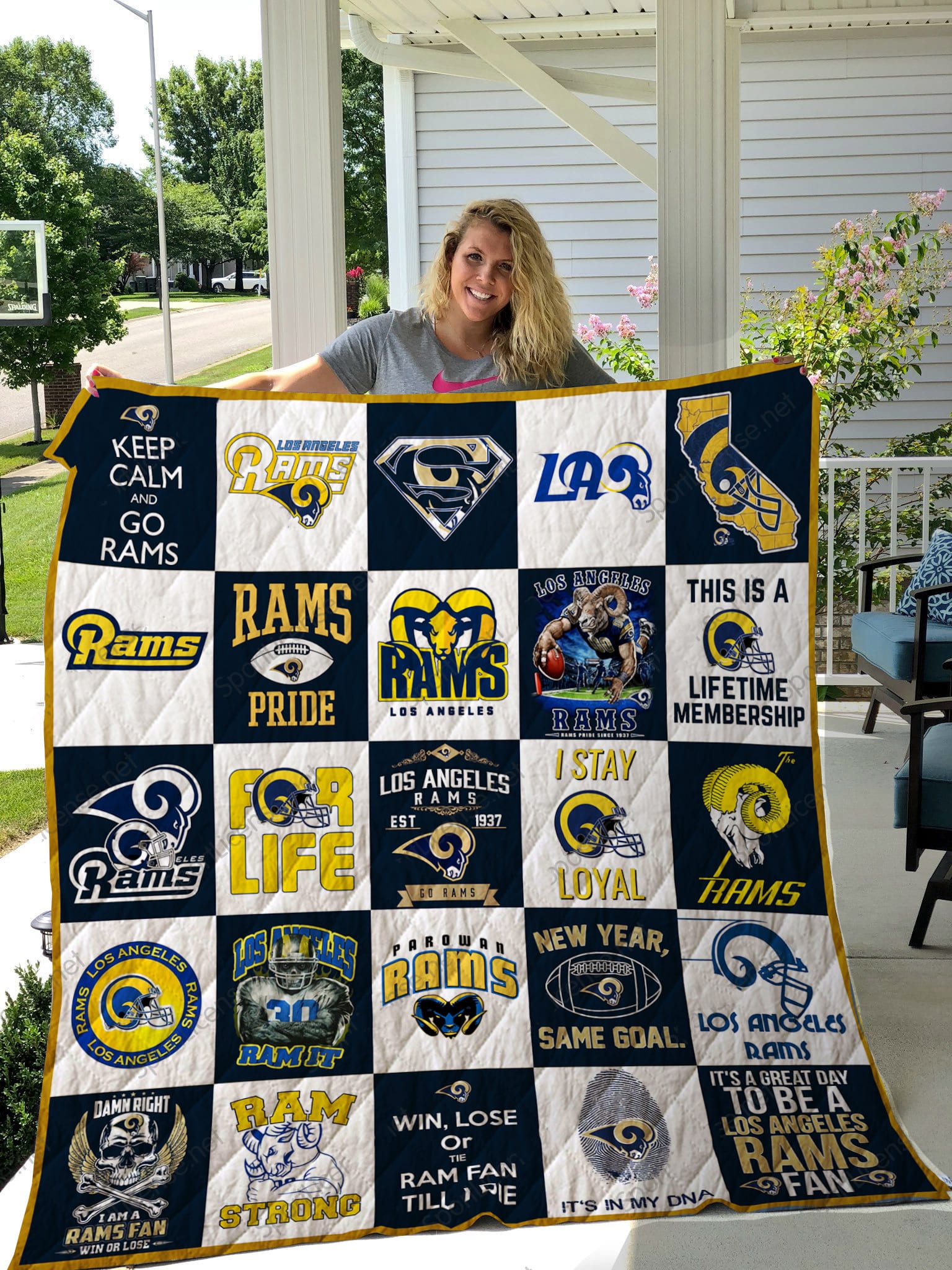 Los Angeles Rams Blanket 1 Los Angeles Rams Blanket