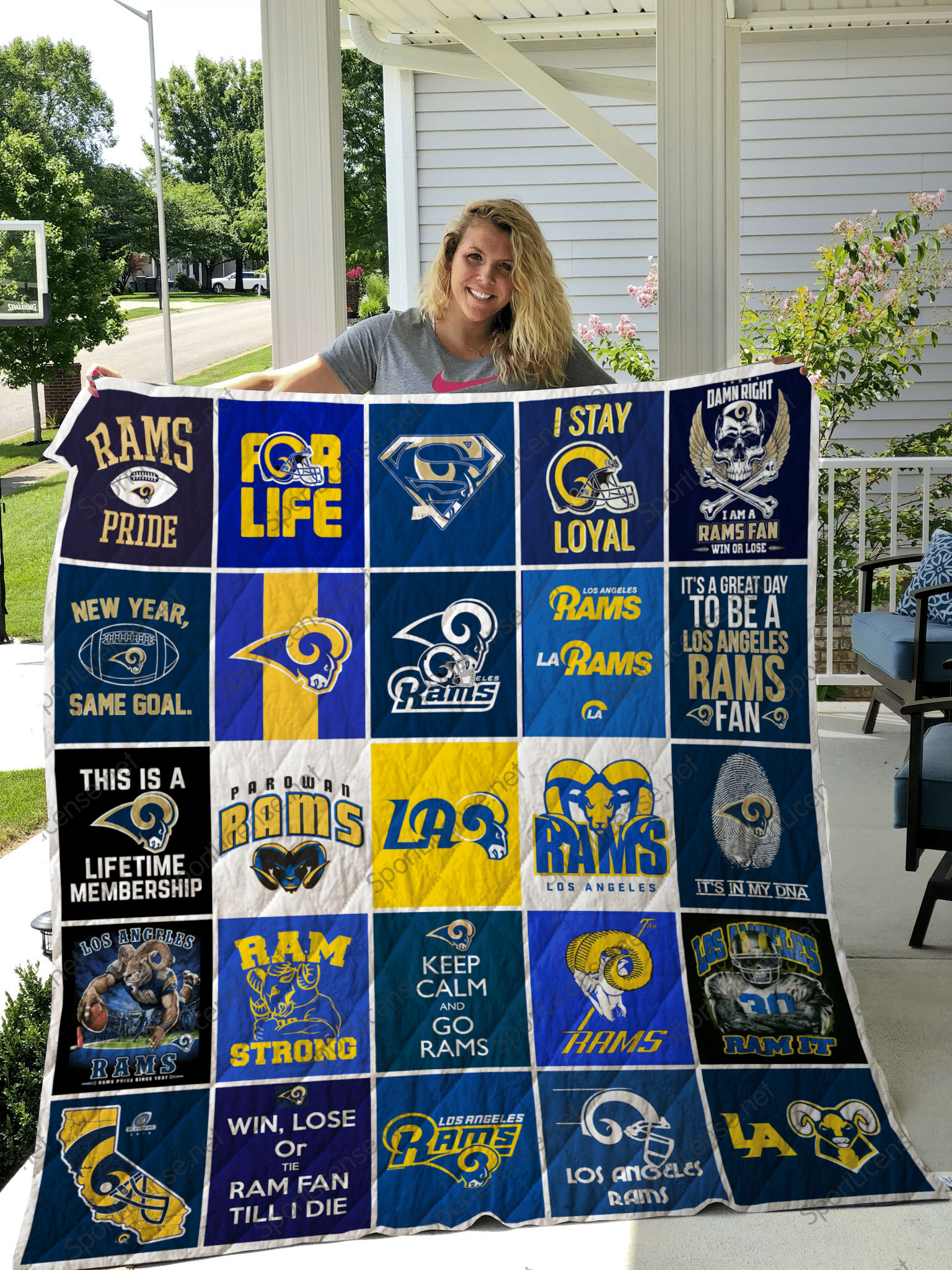 Los Angeles Rams Blanket 1 Los Angeles Rams Blanket