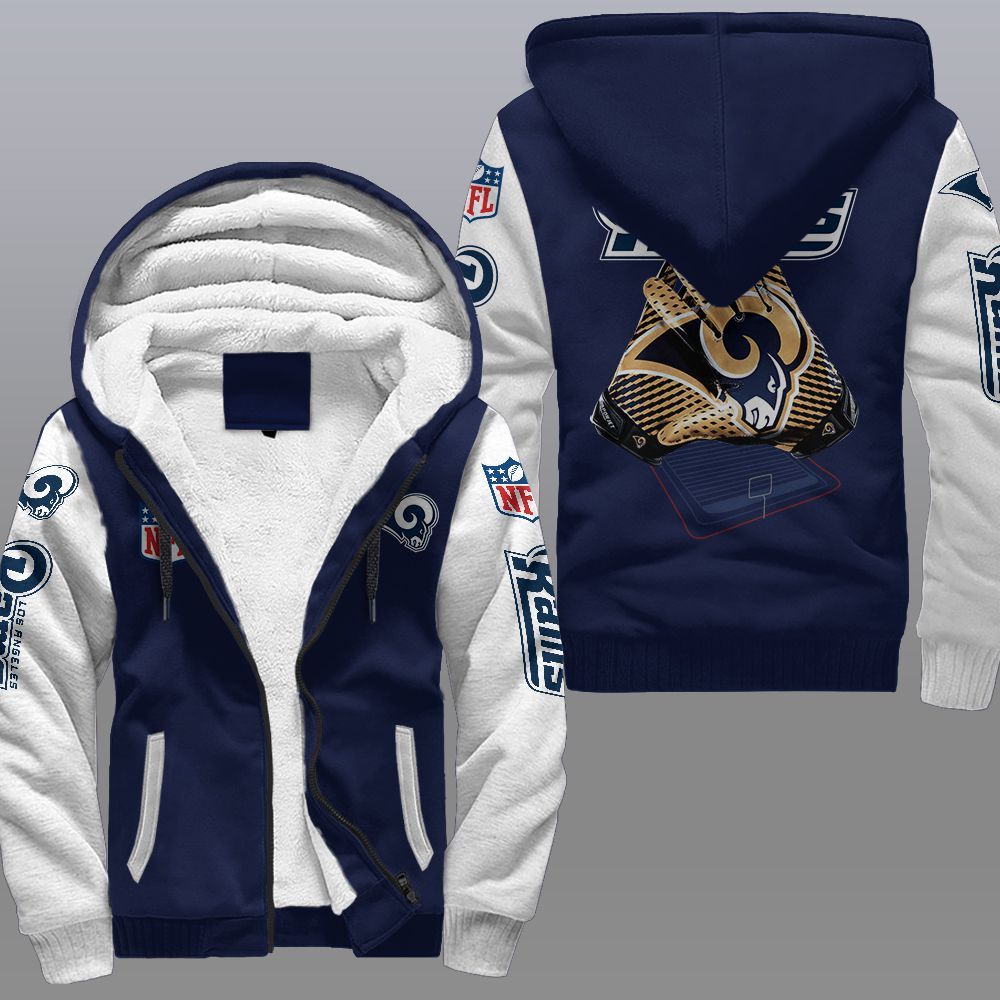 Los Angeles Rams Fleece Jacket 1 Los Angeles Rams Fleece Jacket