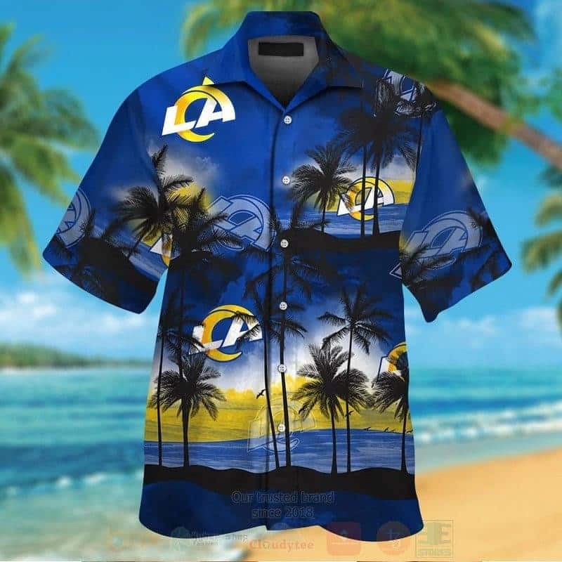 Los Angeles Rams Hawaiian Shirt 1 Los Angeles Rams Hawaiian Shirt