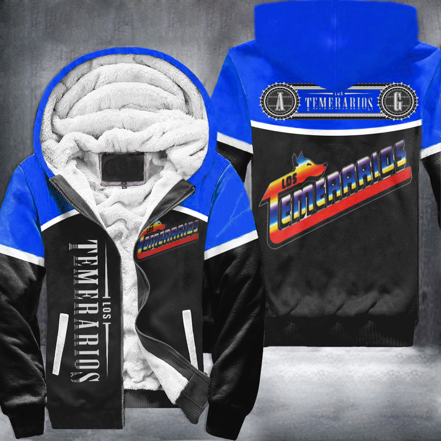 Los Temerarios Blue Fleece Jacket 1 Los Temerarios Blue Fleece Jacket