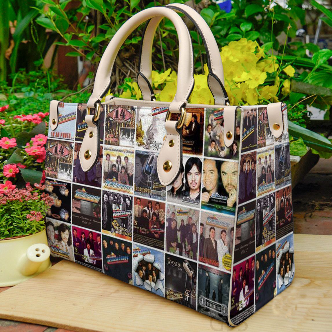 Los Temerarios Leather Handbag 1 Los Temerarios Leather Handbag
