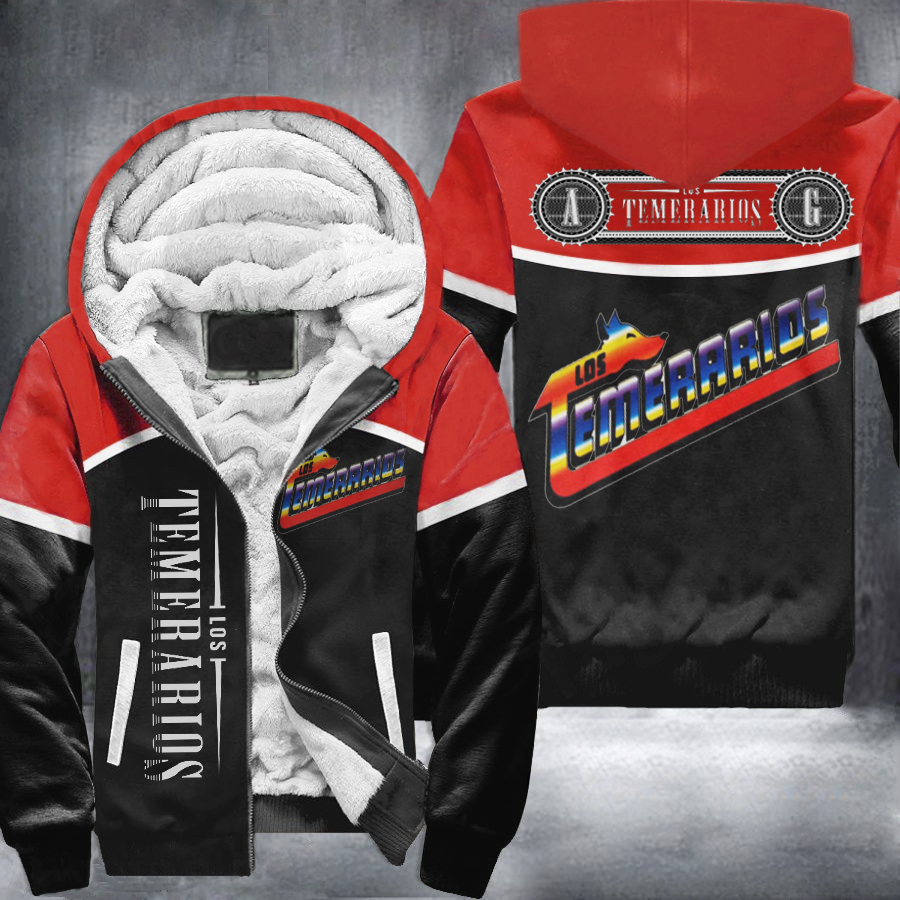 Los Temerarios Red Fleece Jacket 1 Los Temerarios Red Fleece Jacket