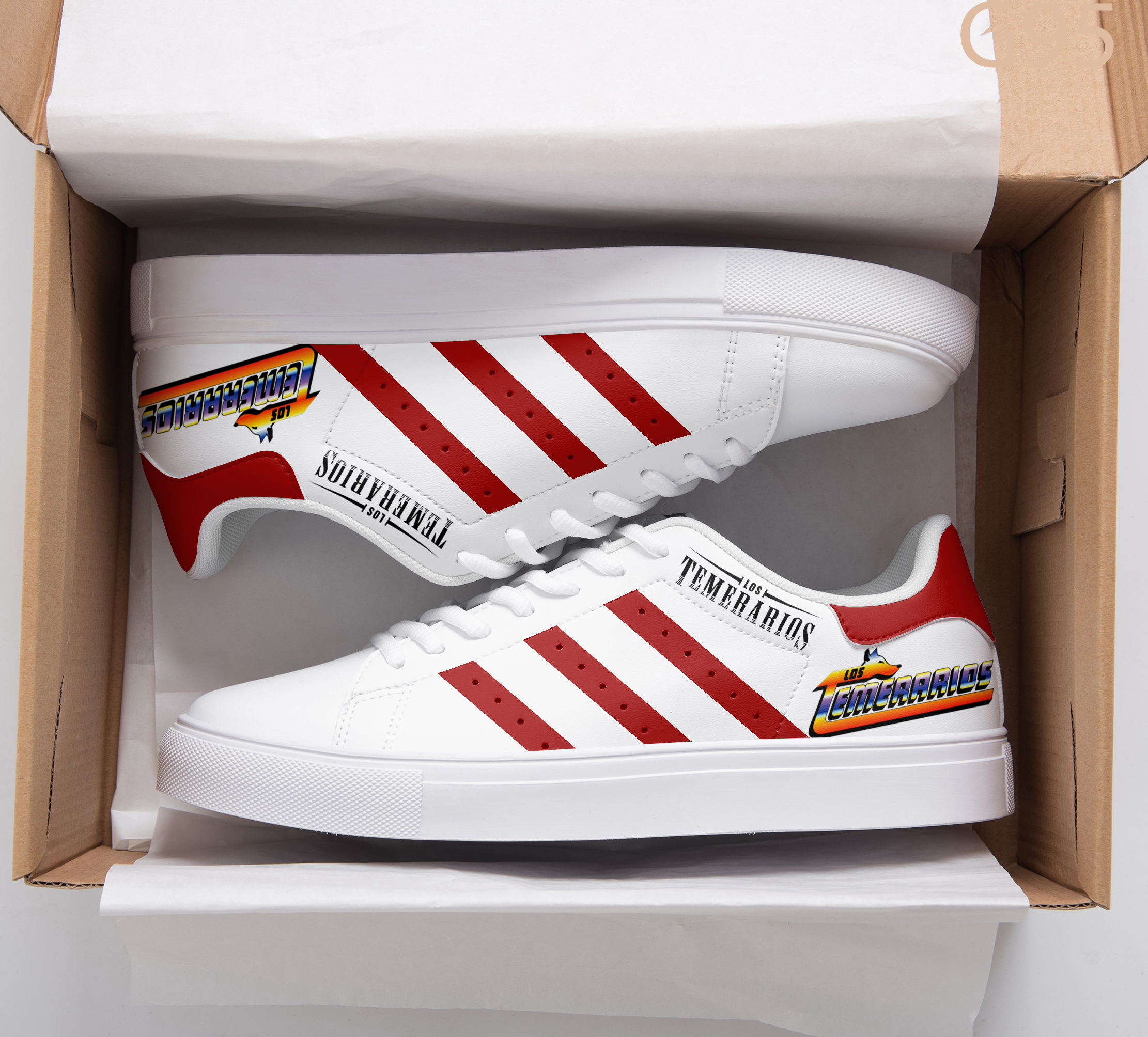 Los Temerarios Red Stan Smith Shoes 1 Los Temerarios Red Stan Smith Shoes