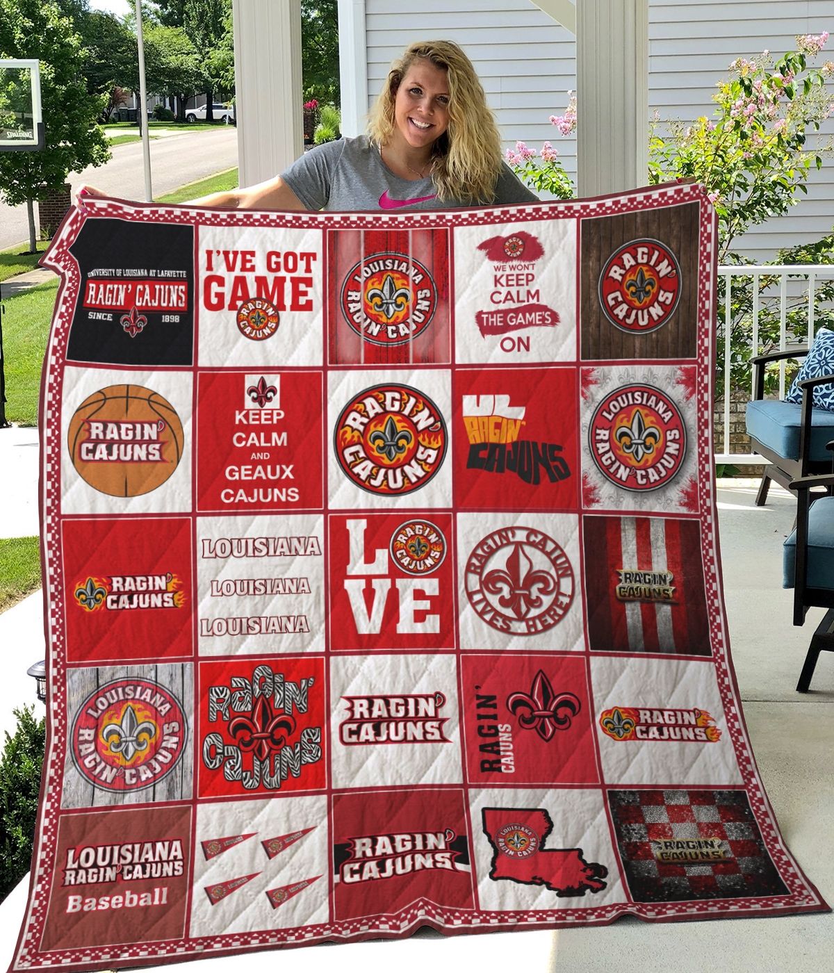 Louisiana Ragin Cajun Blanket 1 Louisiana Ragin Cajun Blanket