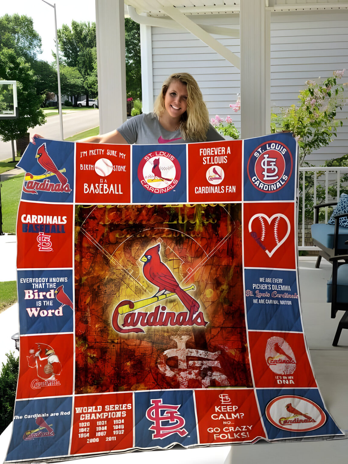 Louisville Cardinal 1G Blanket 1 Louisville Cardinal 1G Blanket