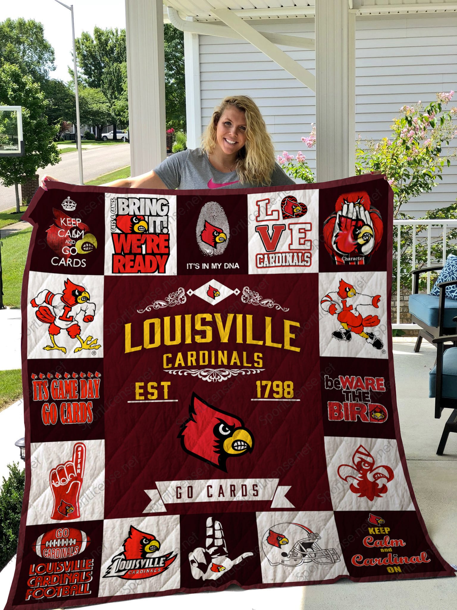 Louisville Cardinals Blanket 1 Louisville Cardinals Blanket