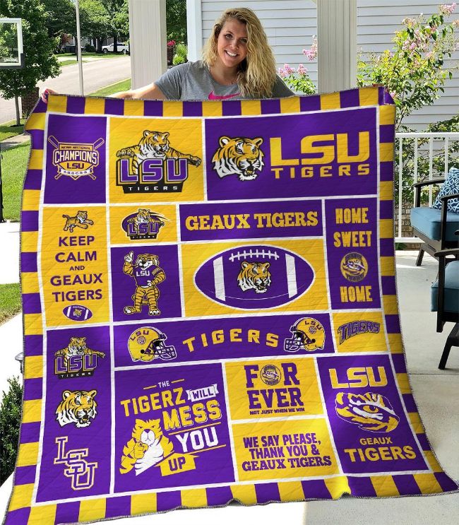 Lsu Tigers 2 Blanket 1 Lsu Tigers 2 Blanket