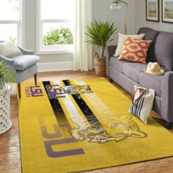 Lsu Tigers Football Area Rug