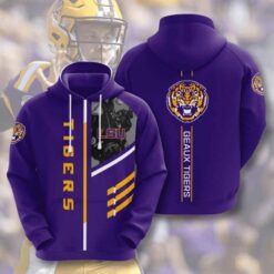 Lsu Tigers Hoodie Zip Hoodie 3D
