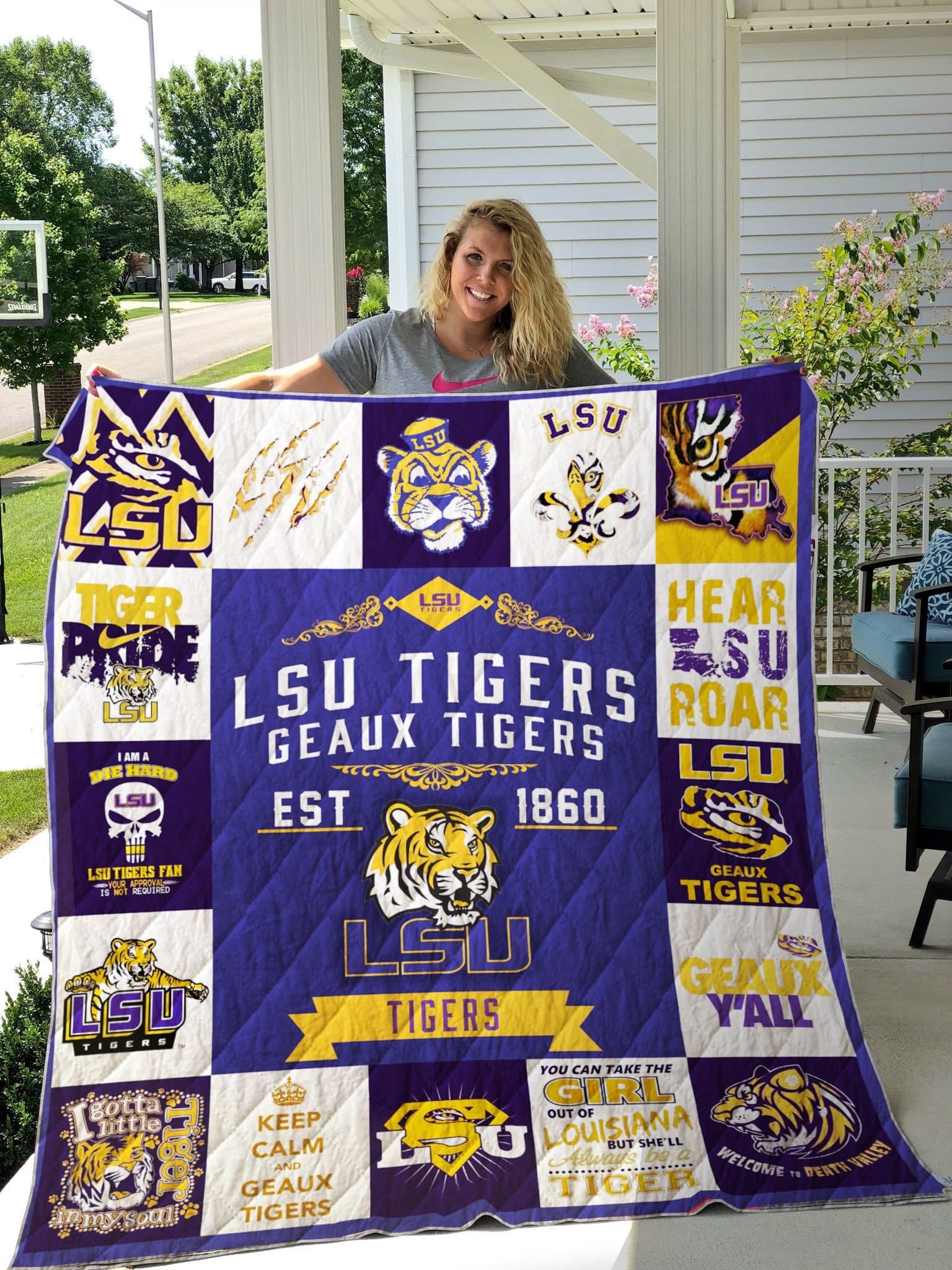 Lsu Tiggers Blanket 1 Lsu Tiggers Blanket