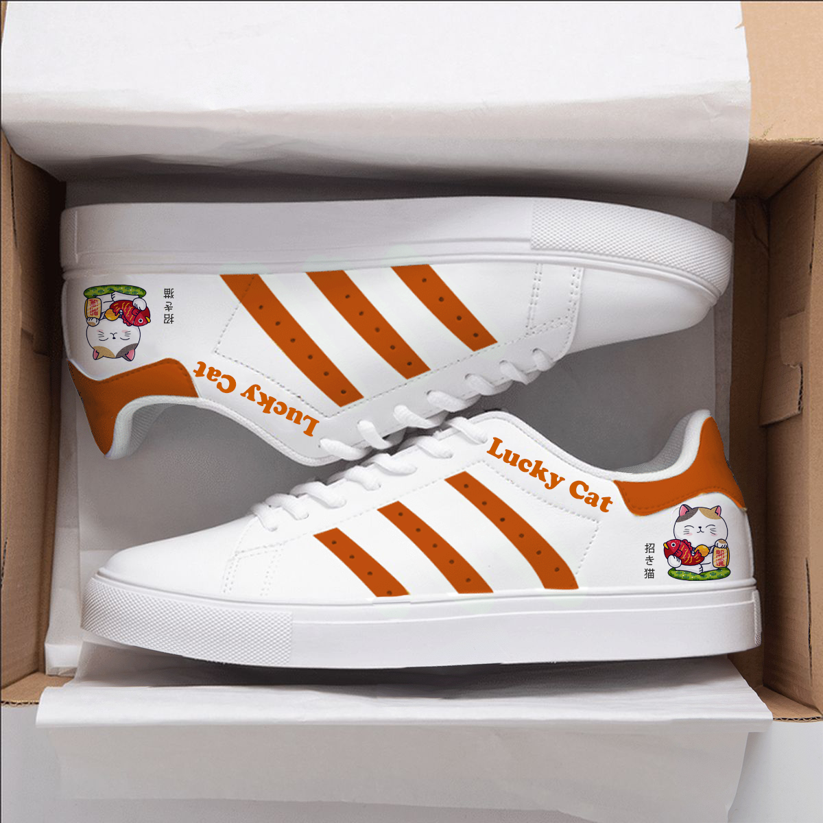 Lucky Cat Stan Smith Shoes 1 Lucky Cat Stan Smith Shoes