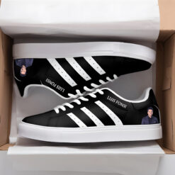 Luis Fonsi Black Stan Smith Shoes