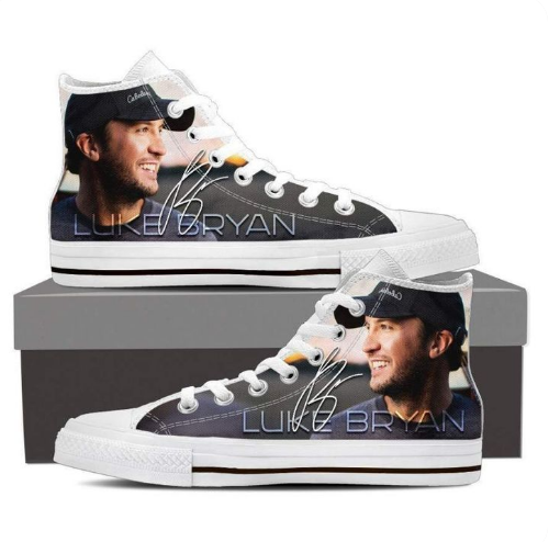 Luke Bryan High Top Shoes 1 Luke Bryan High Top Shoes
