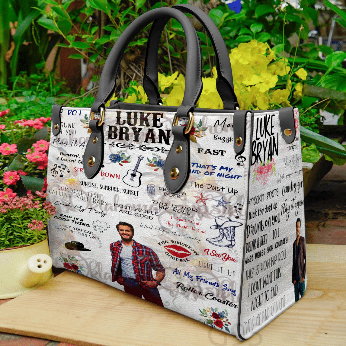 Luke Bryan Leather Handbag 1 Luke Bryan Leather Handbag