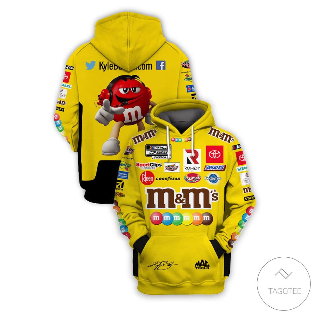 M&M’ Hoodie Zip Hoodie 3D 1 M&M’ Hoodie Zip Hoodie 3D