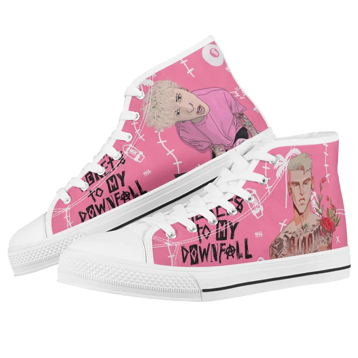Machine Gun Kelly High Top Shoes 1 Machine Gun Kelly High Top Shoes