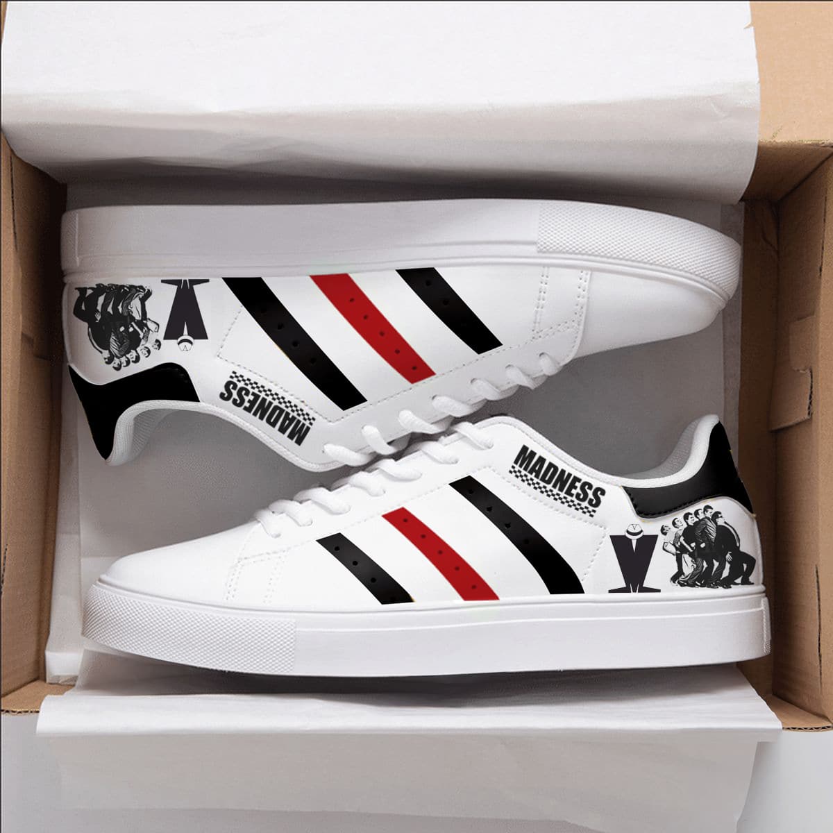 Madness Red Stan Smith Shoes 1 Madness Red Stan Smith Shoes