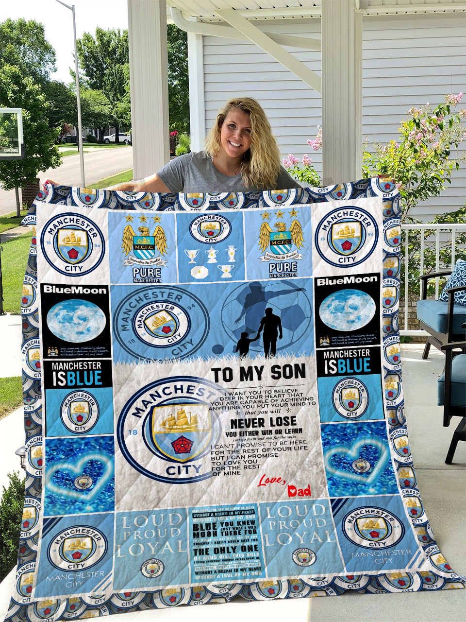 Manchester City Blanket 1 Manchester City Blanket