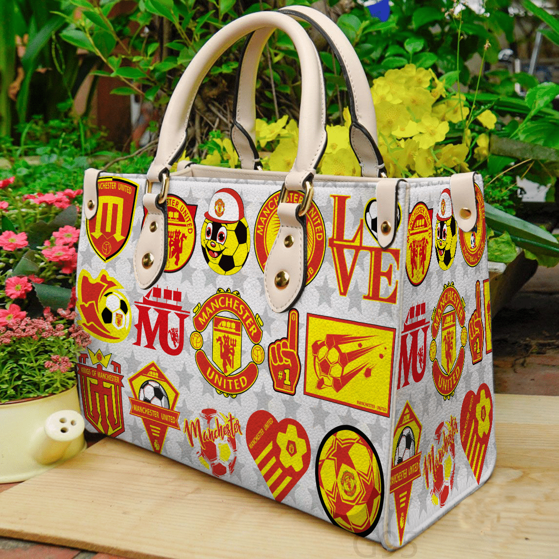 Manchester United Leather Handbag 1 Manchester United Leather Handbag