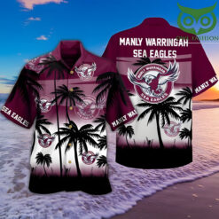 Manly Warringah Sea Eagles Hawaiian Shirt
