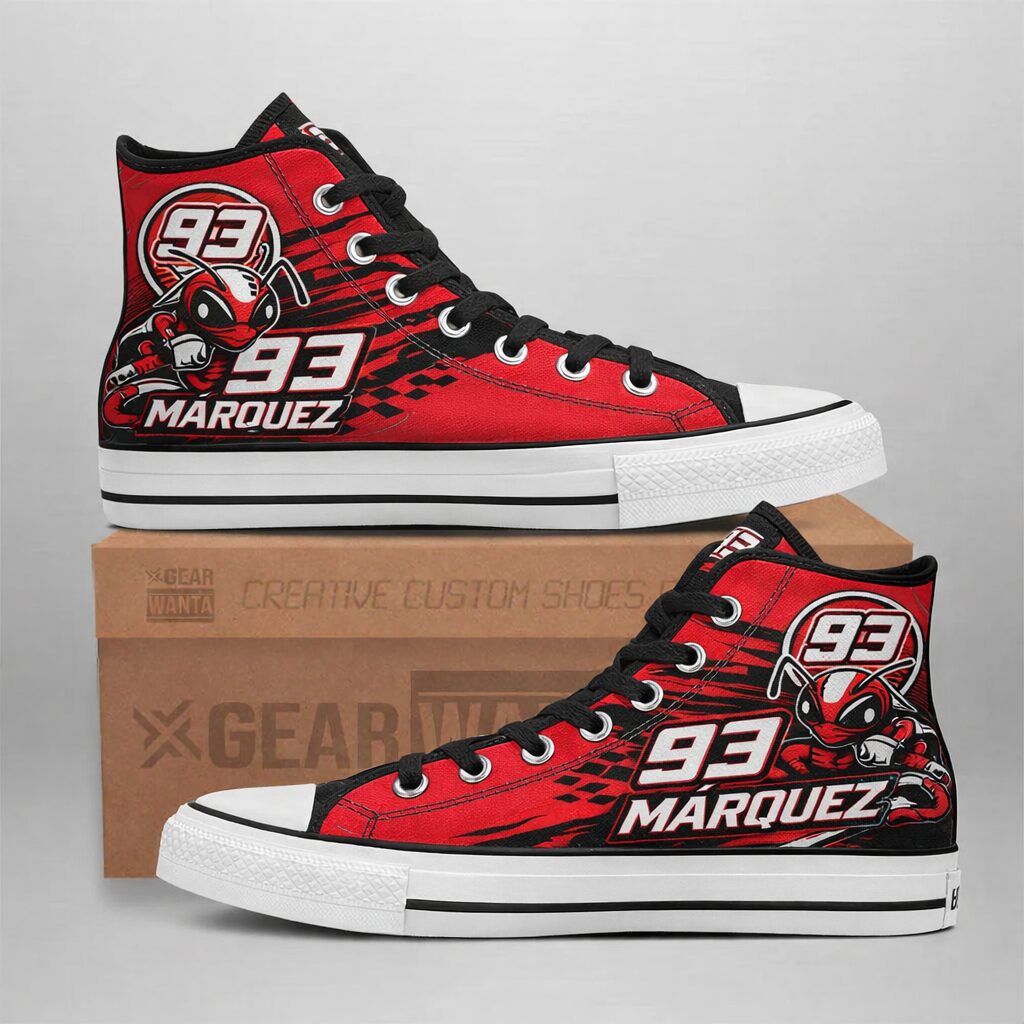 Marc Marquez High Top Shoes 1 Marc Marquez High Top Shoes