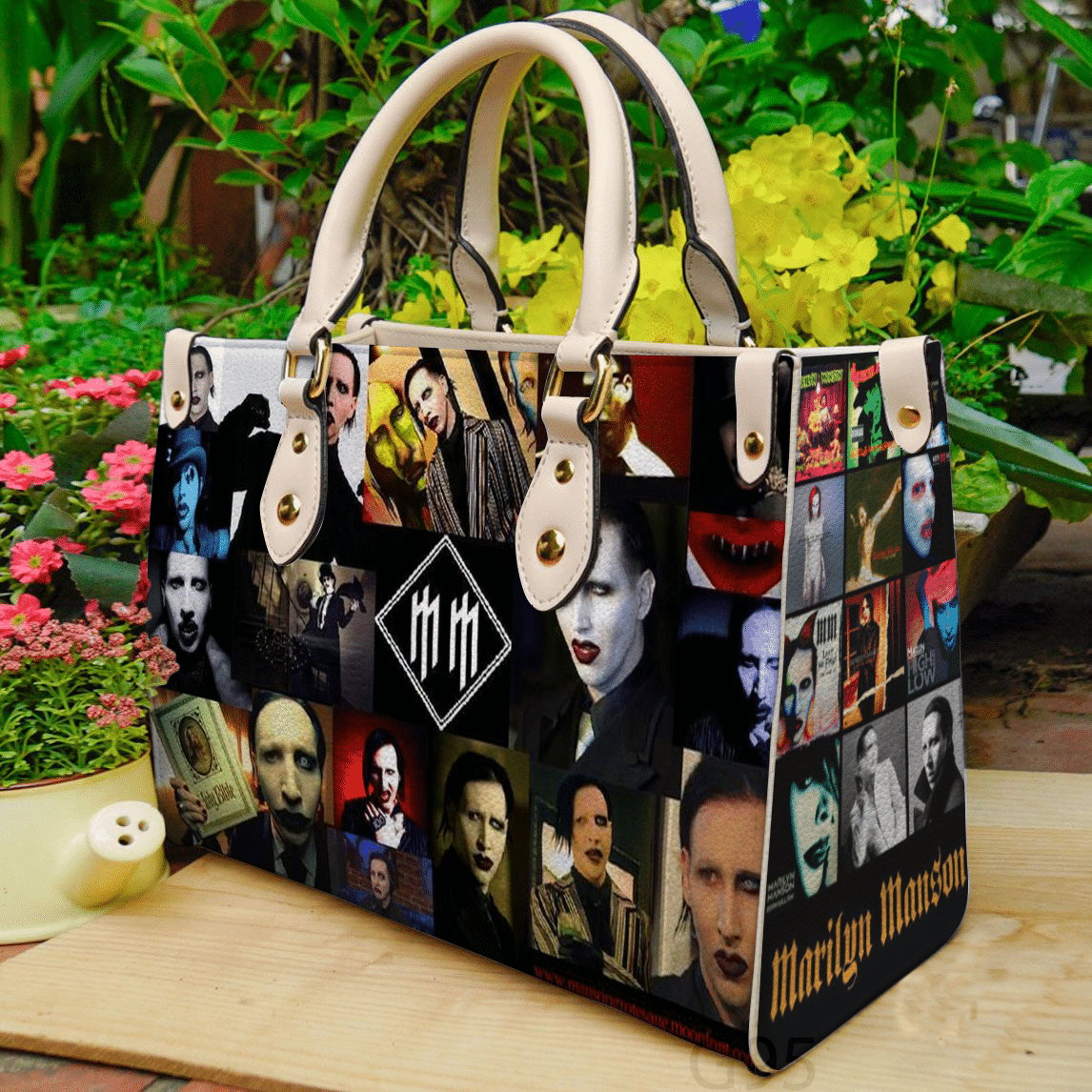Marilyn Manson Leather Handbag 1 Marilyn Manson Leather Handbag